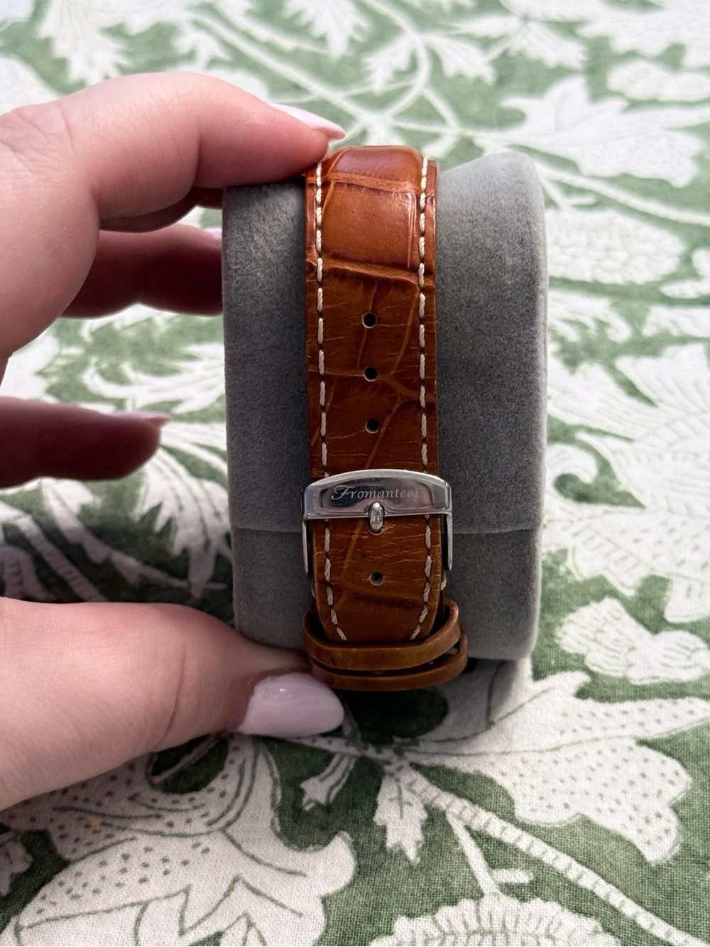Fromanteel Amsterdam Globetrotter Men’s Watch Brown Leather